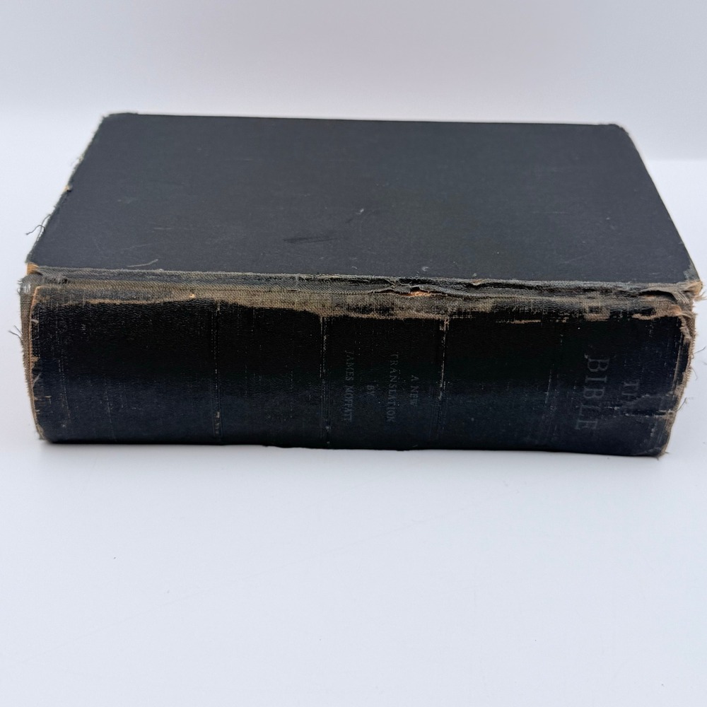 The Bible A New Translation James Moffatt 1935 Harper & Brothers Hardcover Black